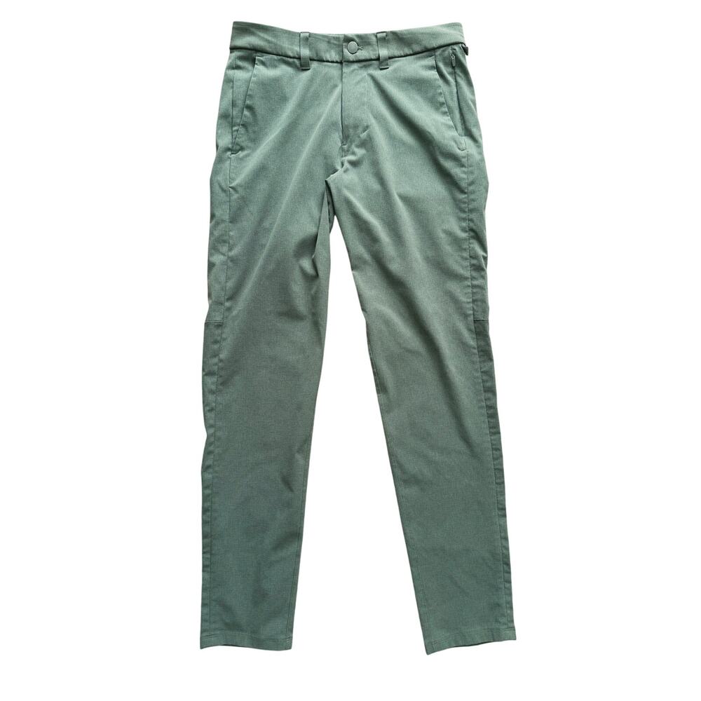 Lululemon Mens Commission Slim Fit Pants Ventlight Size 29 Grey Sage Casual - Picture 2 of 7
